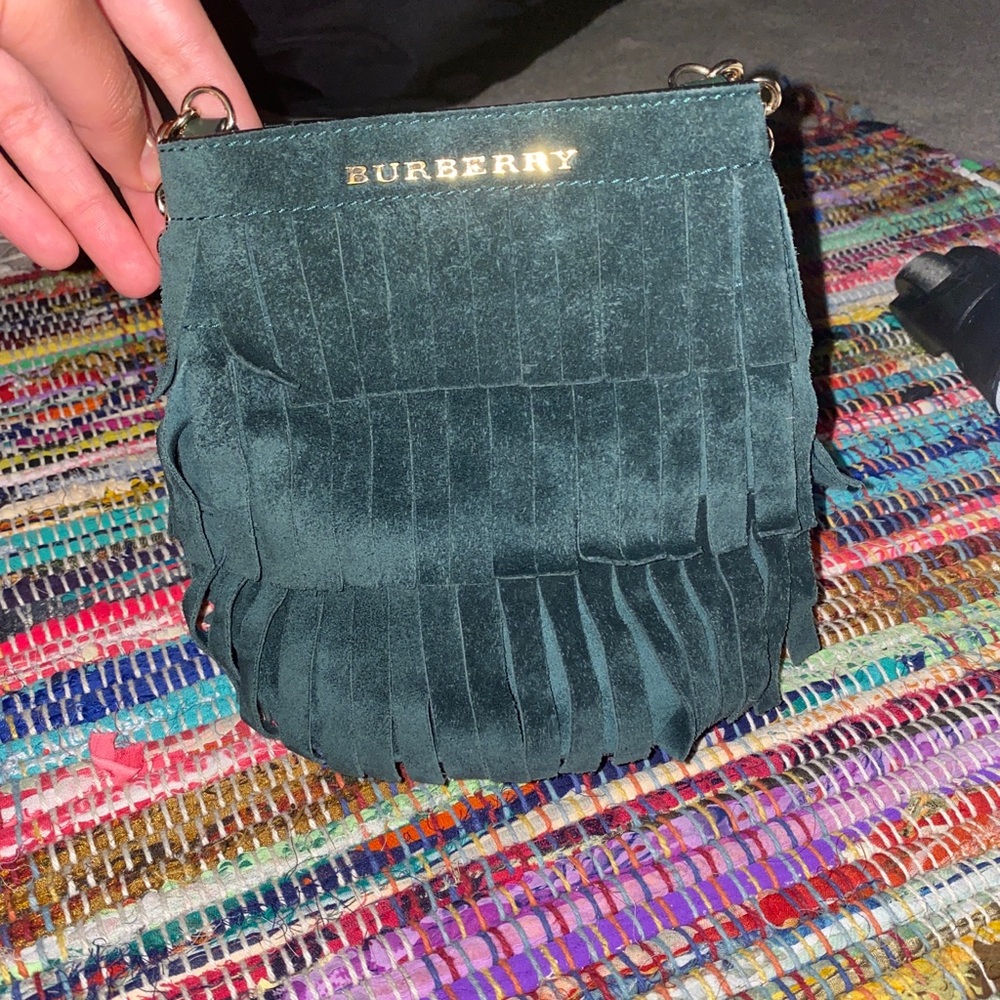 Burberry suede fringed crossbody - Picture 2 of 9